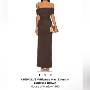 House of Harlow 1960 Whittney Brown Maxi Dress